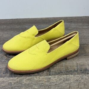 Sperry “STS83412” Canvas Loafers in Sunshine Yellow Size 7.5